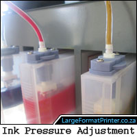 Ink Level & Pressure Adjustment