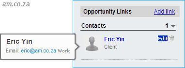 Edit Contacts from Opportunity