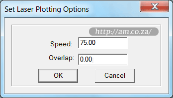 Laser Plotting Options