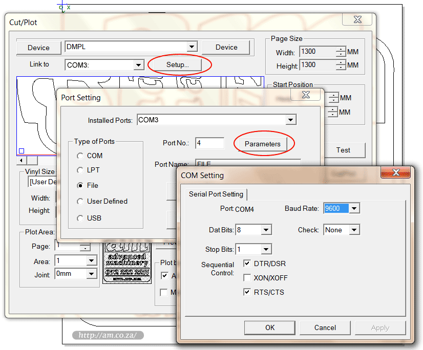 artcut cutter setup