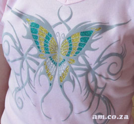 Butterfly Vinyl T-Shirt