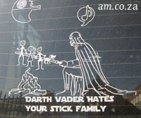 Darth Vader Hates Your Stick Family