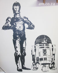 R2-D2 Vinyl Cutting Wallart