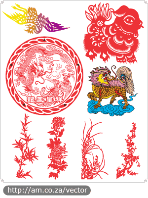 Dragon and Phoenix Lucky Symbols