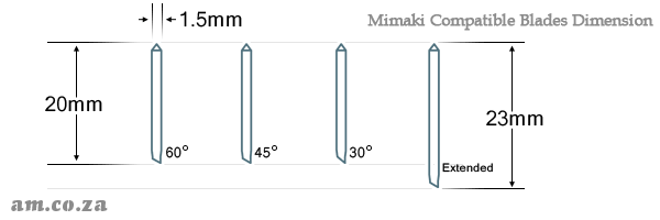 Mimaki Blades Dimension