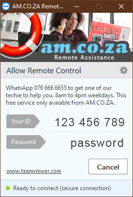 TeamViewer ID/Password